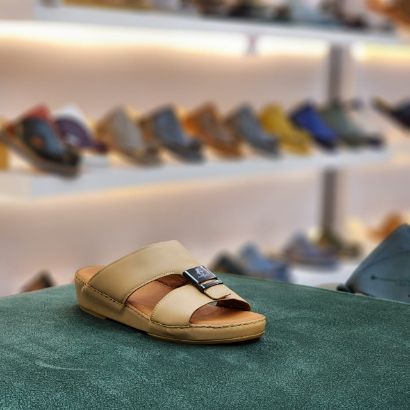 صورة حذاء تميمي جلد طبيعي مديل ت12